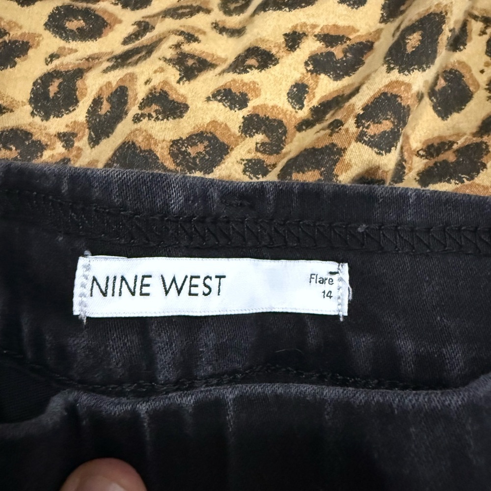 Nine West Black Flare Pants